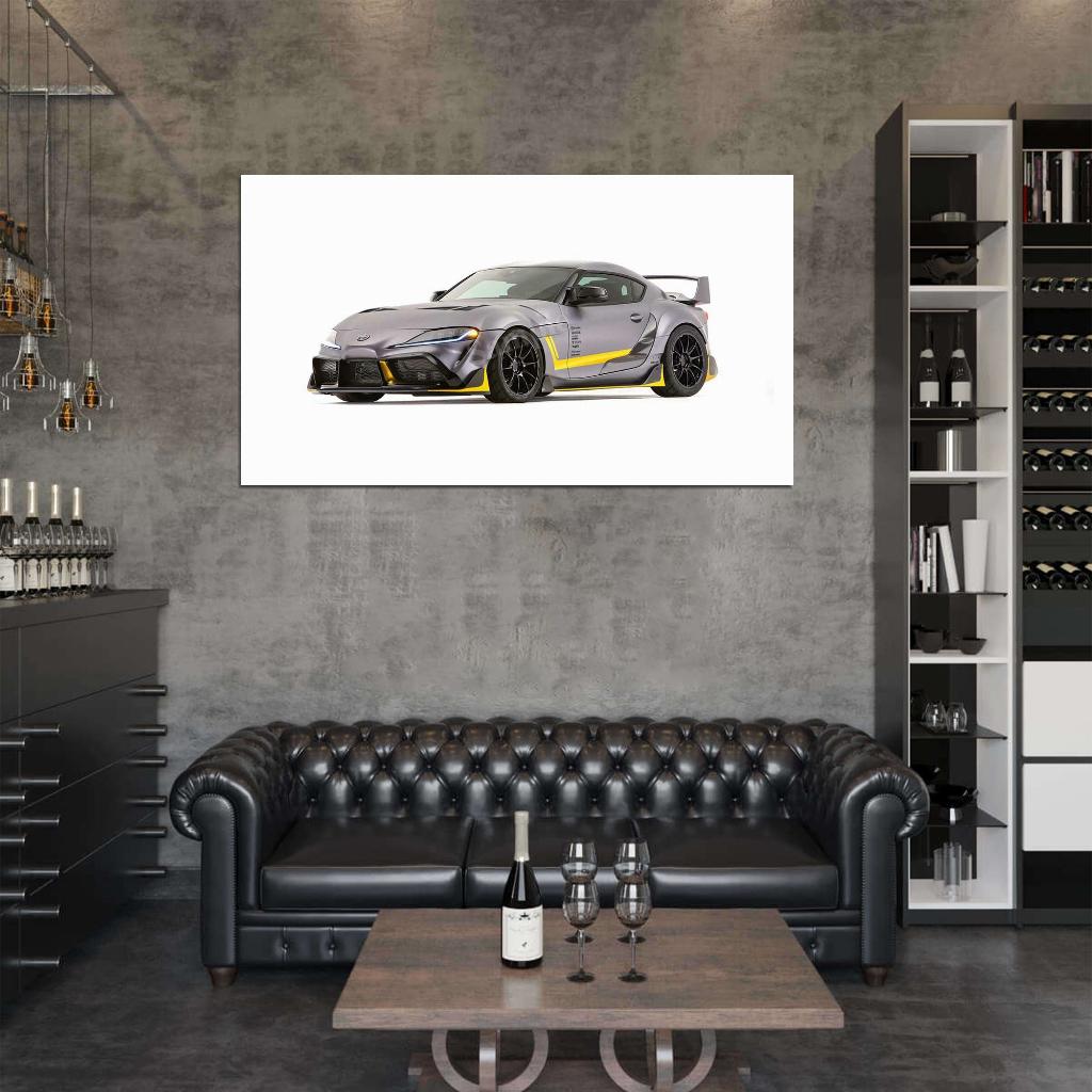 Gr Supra 3000gt Concept 2019 High Res HD HQ Car Posters Home Decor Aesthetic Garage Man Cave For Men Boys Wall Art Poster