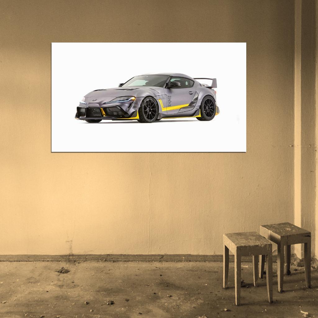 Gr Supra 3000gt Concept 2019 High Res HD HQ Car Posters Home Decor Aesthetic Garage Man Cave For Men Boys Wall Art Poster