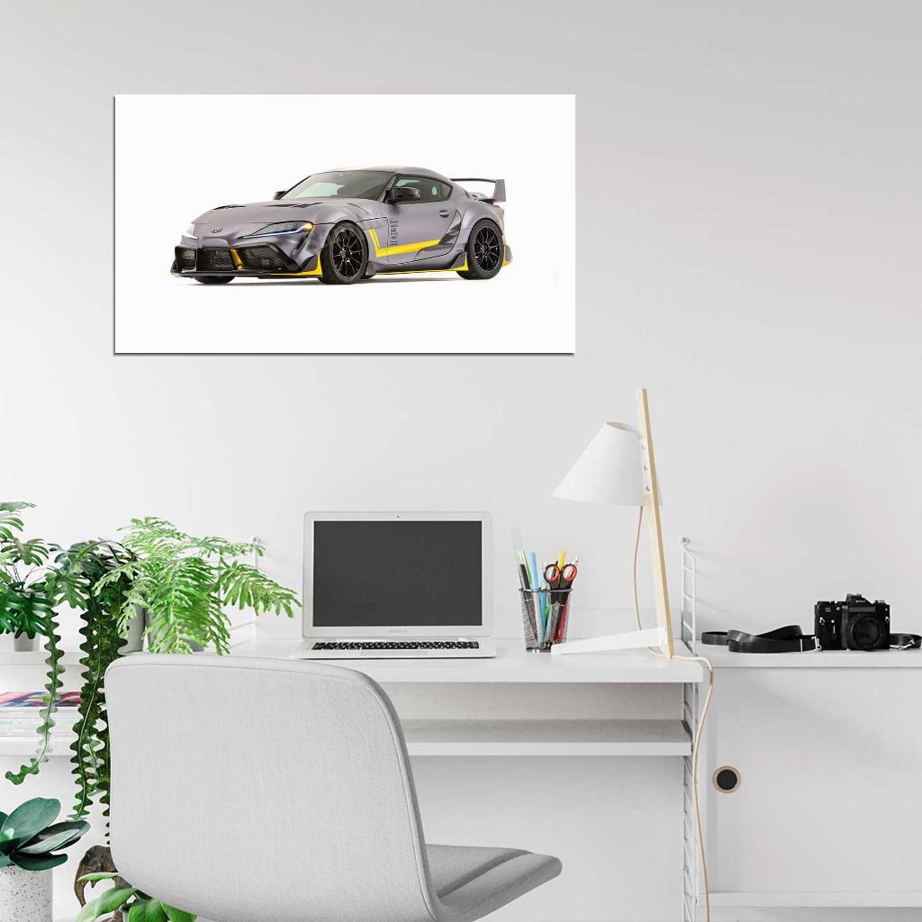Gr Supra 3000gt Concept 2019 High Res HD HQ Car Posters Home Decor Aesthetic Garage Man Cave For Men Boys Wall Art Poster