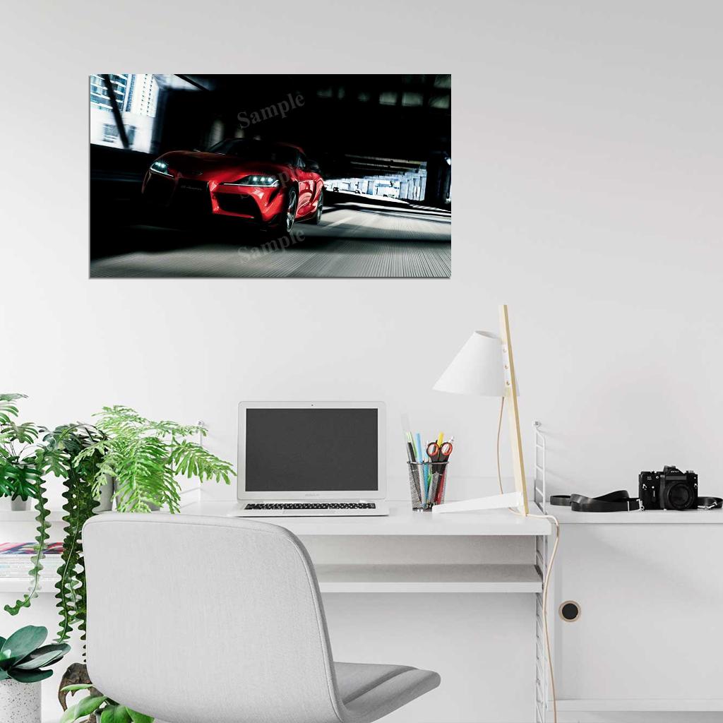 Gr Supra 2019 High Res HD HQ Car Posters Home Decor Aesthetic Garage Man Cave For Men Boys Wall Art Poster