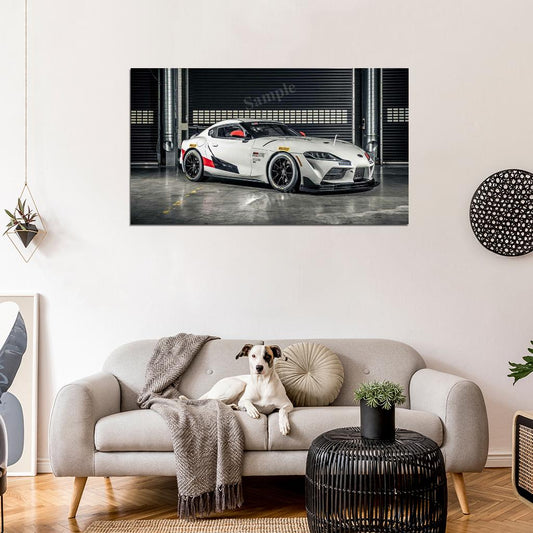 Gr Supra Gt4 Concept 2019 High Res HD HQ Car Posters Home Decor Aesthetic Garage Man Cave For Men Boys Wall Art Poster