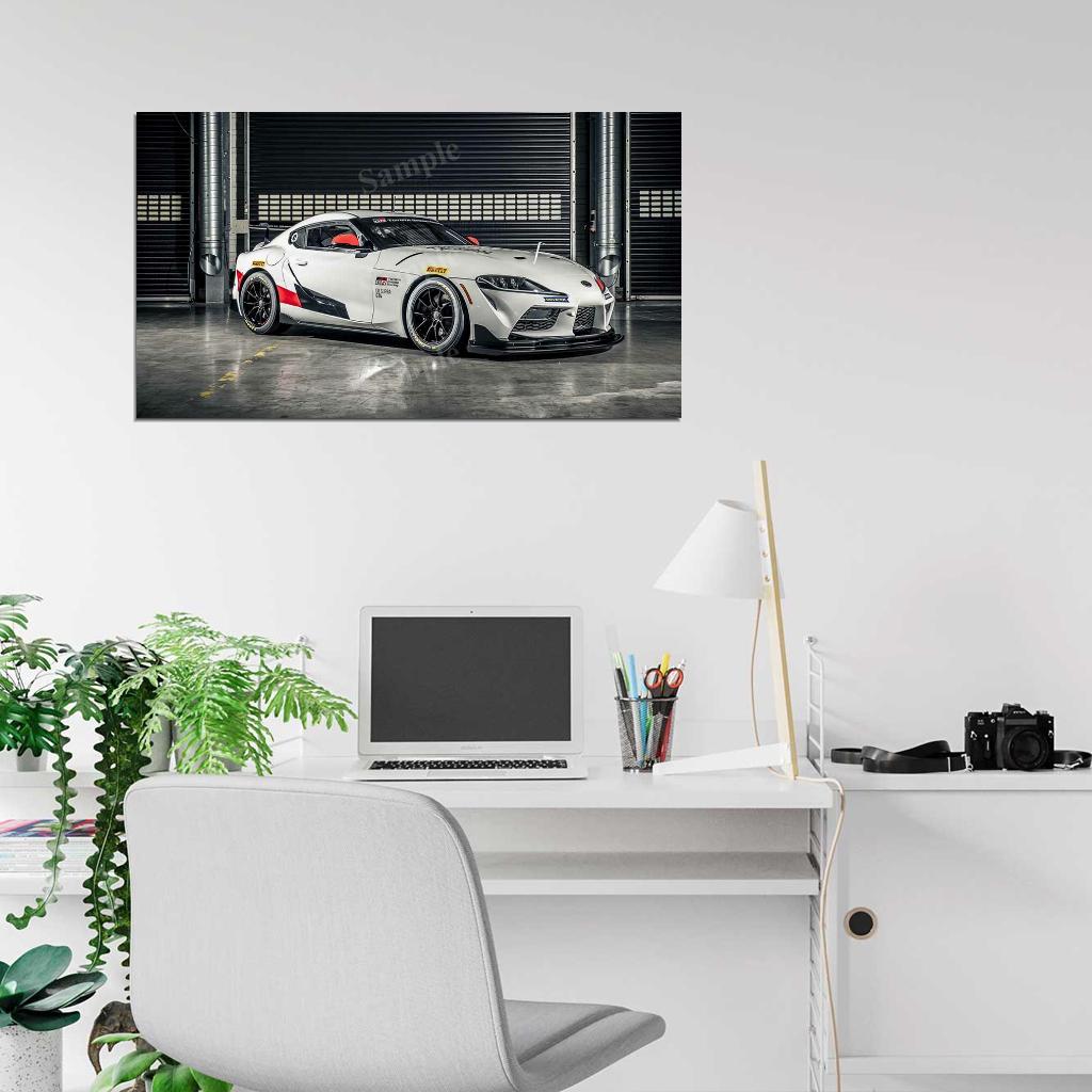Gr Supra Gt4 Concept 2019 High Res HD HQ Car Posters Home Decor Aesthetic Garage Man Cave For Men Boys Wall Art Poster