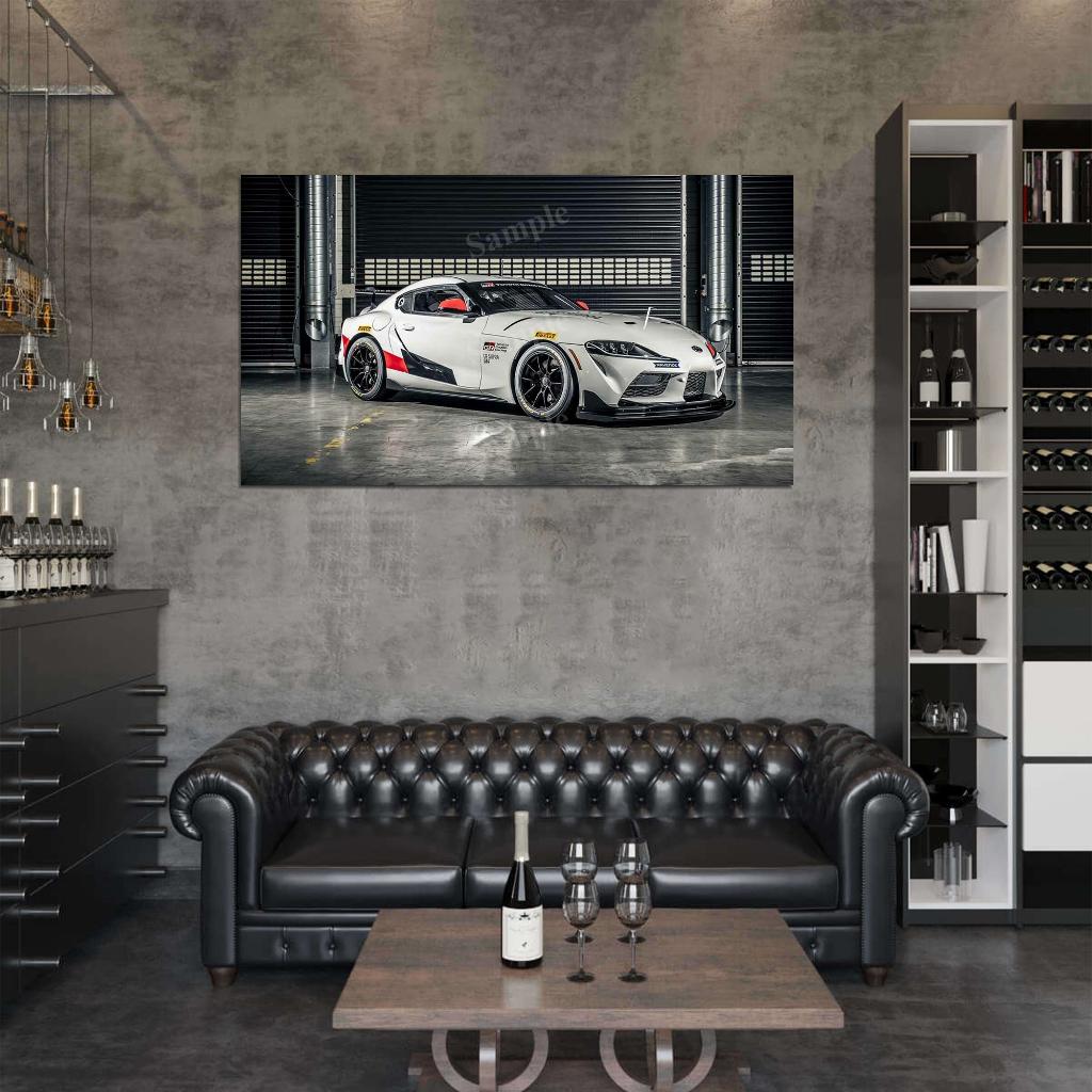 Gr Supra Gt4 Concept 2019 High Res HD HQ Car Posters Home Decor Aesthetic Garage Man Cave For Men Boys Wall Art Poster