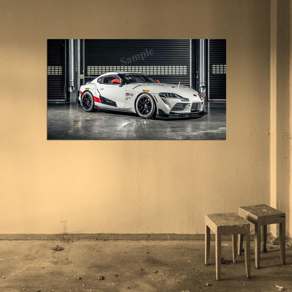 Gr Supra Gt4 Concept 2019 High Res HD HQ Car Posters Home Decor Aesthetic Garage Man Cave For Men Boys Wall Art Poster