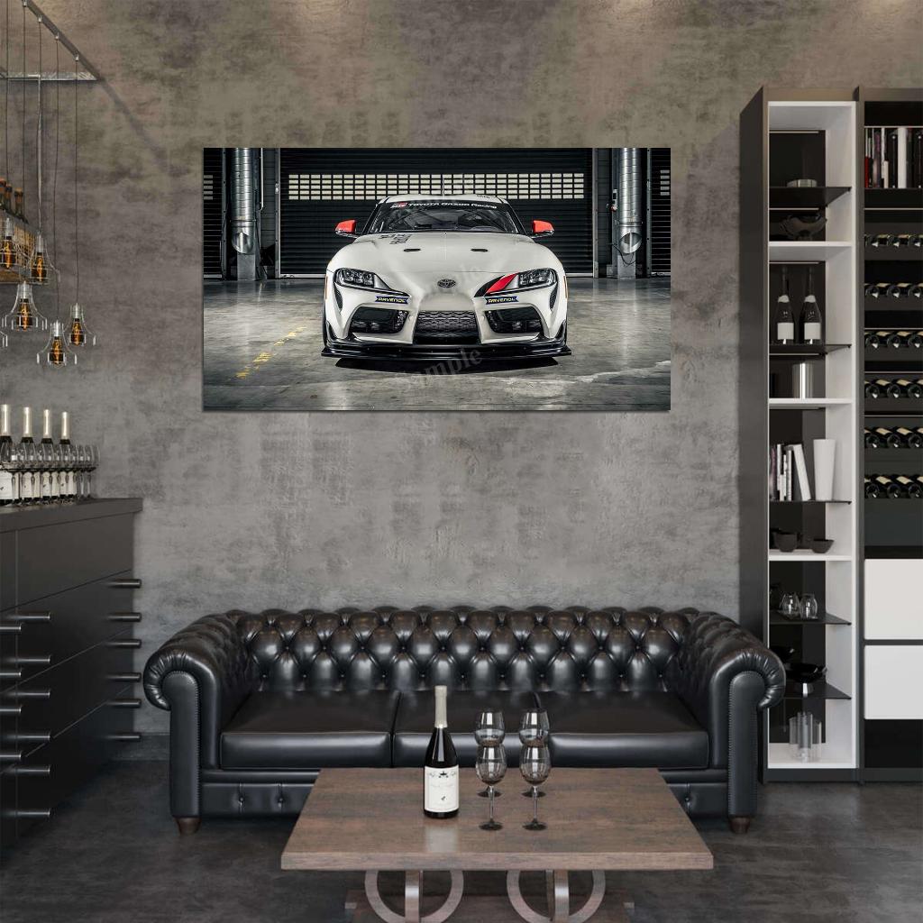 Gr Supra Gt4 Concept 2019 High Res HD HQ Car Posters Home Decor Aesthetic Garage Man Cave For Men Boys Wall Art Poster