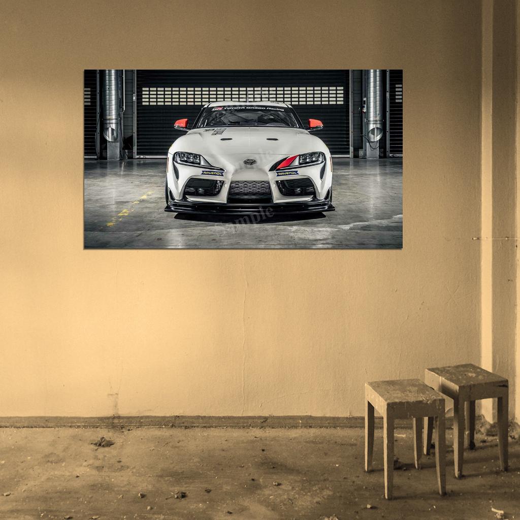 Gr Supra Gt4 Concept 2019 High Res HD HQ Car Posters Home Decor Aesthetic Garage Man Cave For Men Boys Wall Art Poster