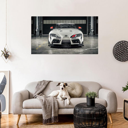 Gr Supra Gt4 Concept 2019 High Res HD HQ Car Posters Home Decor Aesthetic Garage Man Cave For Men Boys Wall Art Poster