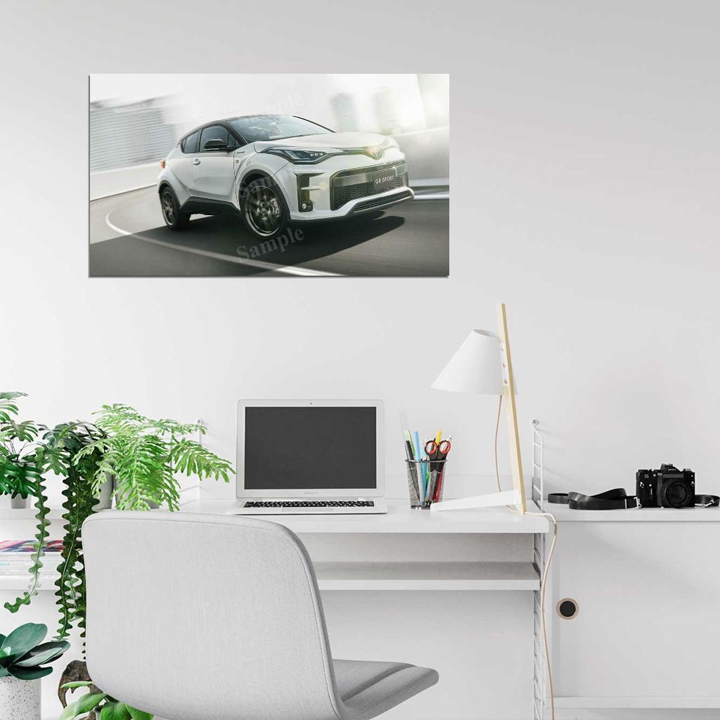 C Hr Hybrid Gr Sport 2019 High Res HD HQ Car Posters Home Decor Aesthetic Garage Man Cave For Men Boys Wall Art Poster