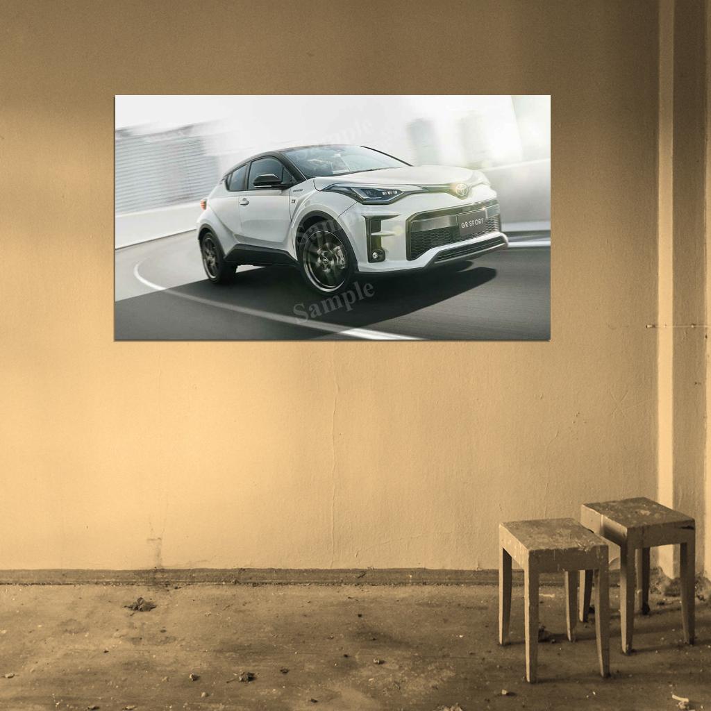 C Hr Hybrid Gr Sport 2019 High Res HD HQ Car Posters Home Decor Aesthetic Garage Man Cave For Men Boys Wall Art Poster