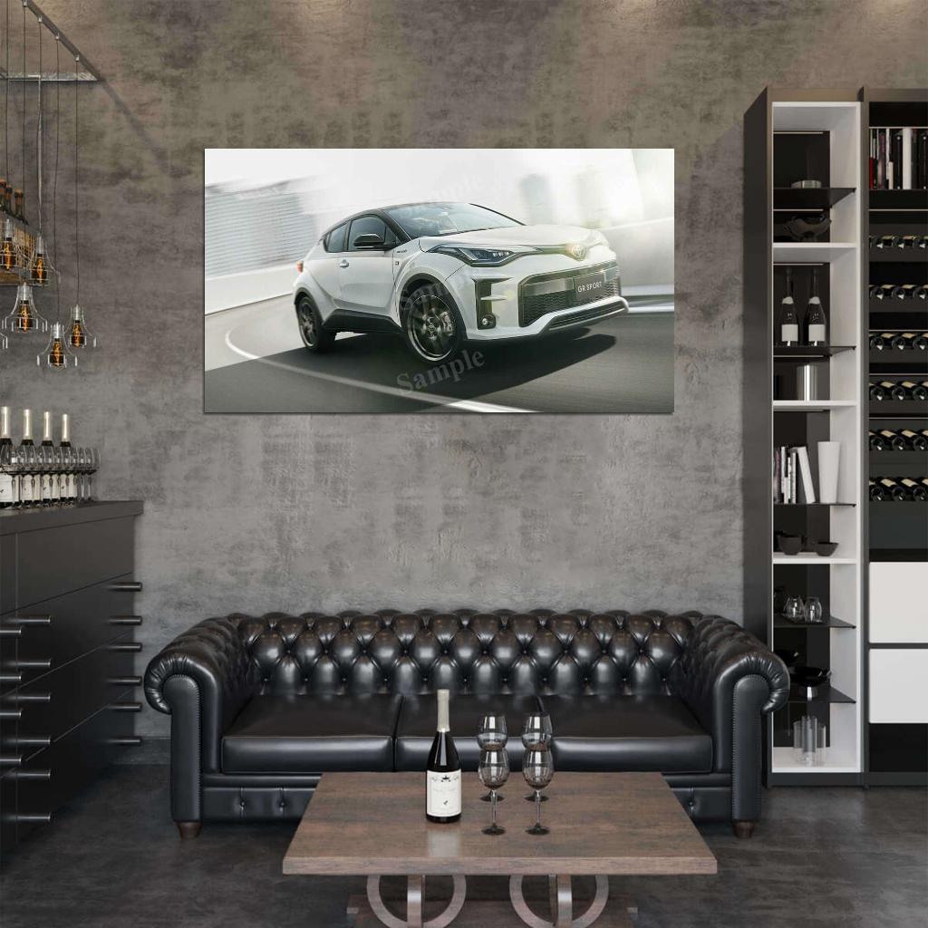 C Hr Hybrid Gr Sport 2019 High Res HD HQ Car Posters Home Decor Aesthetic Garage Man Cave For Men Boys Wall Art Poster
