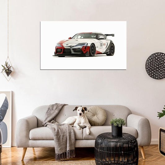 Gr Supra Gt4 Concept 2019 High Res HD HQ Car Posters Home Decor Aesthetic Garage Man Cave For Men Boys Wall Art Poster