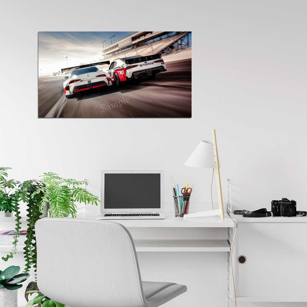 Gr Supra 2018 High Res HD HQ Car Posters Home Decor Aesthetic Garage Man Cave For Men Boys Wall Art Poster