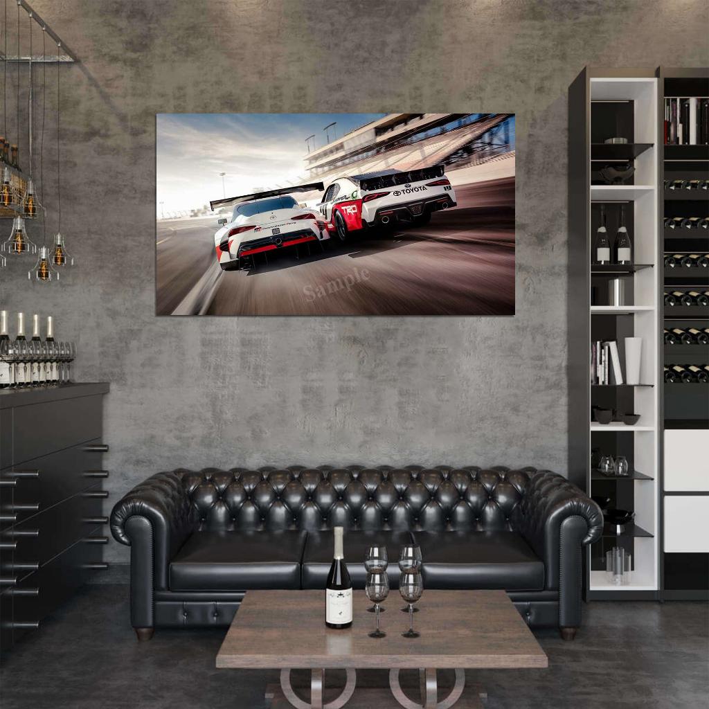 Gr Supra 2018 High Res HD HQ Car Posters Home Decor Aesthetic Garage Man Cave For Men Boys Wall Art Poster