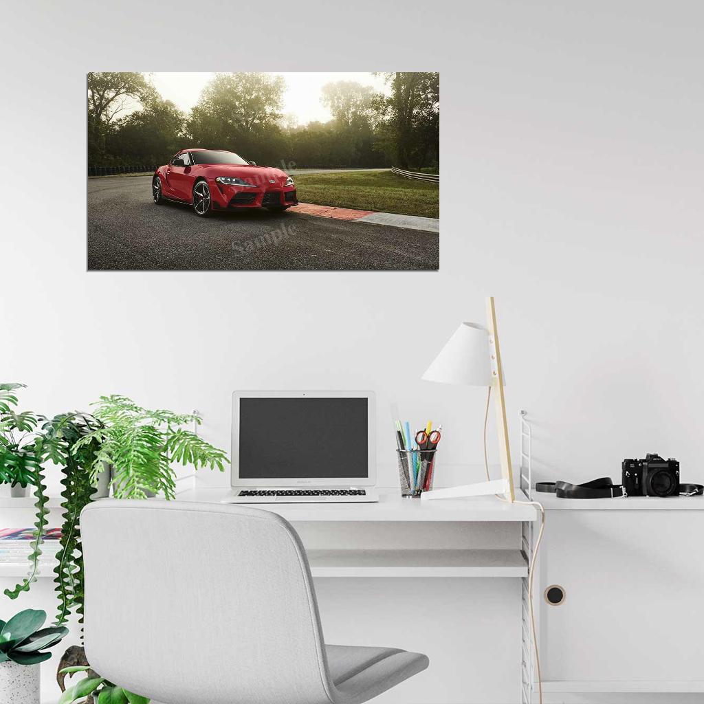 Gr Supra 2020 High Res HD HQ Car Posters Home Decor Aesthetic Garage Man Cave For Men Boys Wall Art Poster
