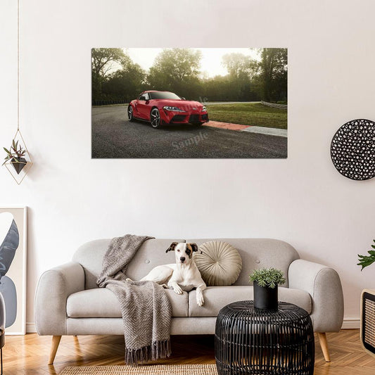 Gr Supra 2020 High Res HD HQ Car Posters Home Decor Aesthetic Garage Man Cave For Men Boys Wall Art Poster