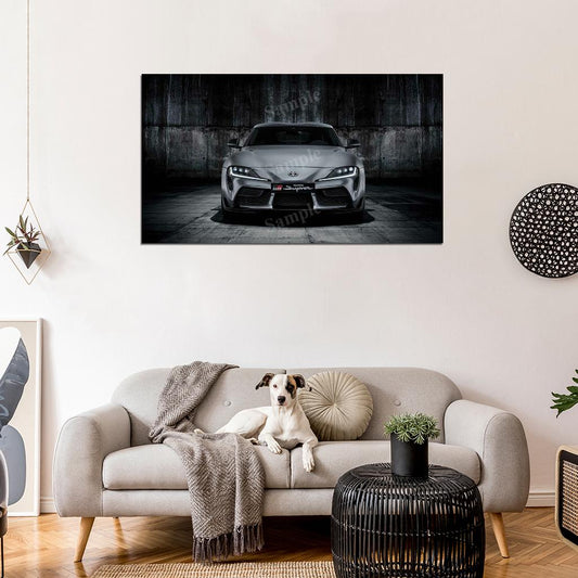 Gr Supra A90 Edition 2019 High Res HD HQ Car Posters Home Decor Aesthetic Garage Man Cave For Men Boys Wall Art Poster