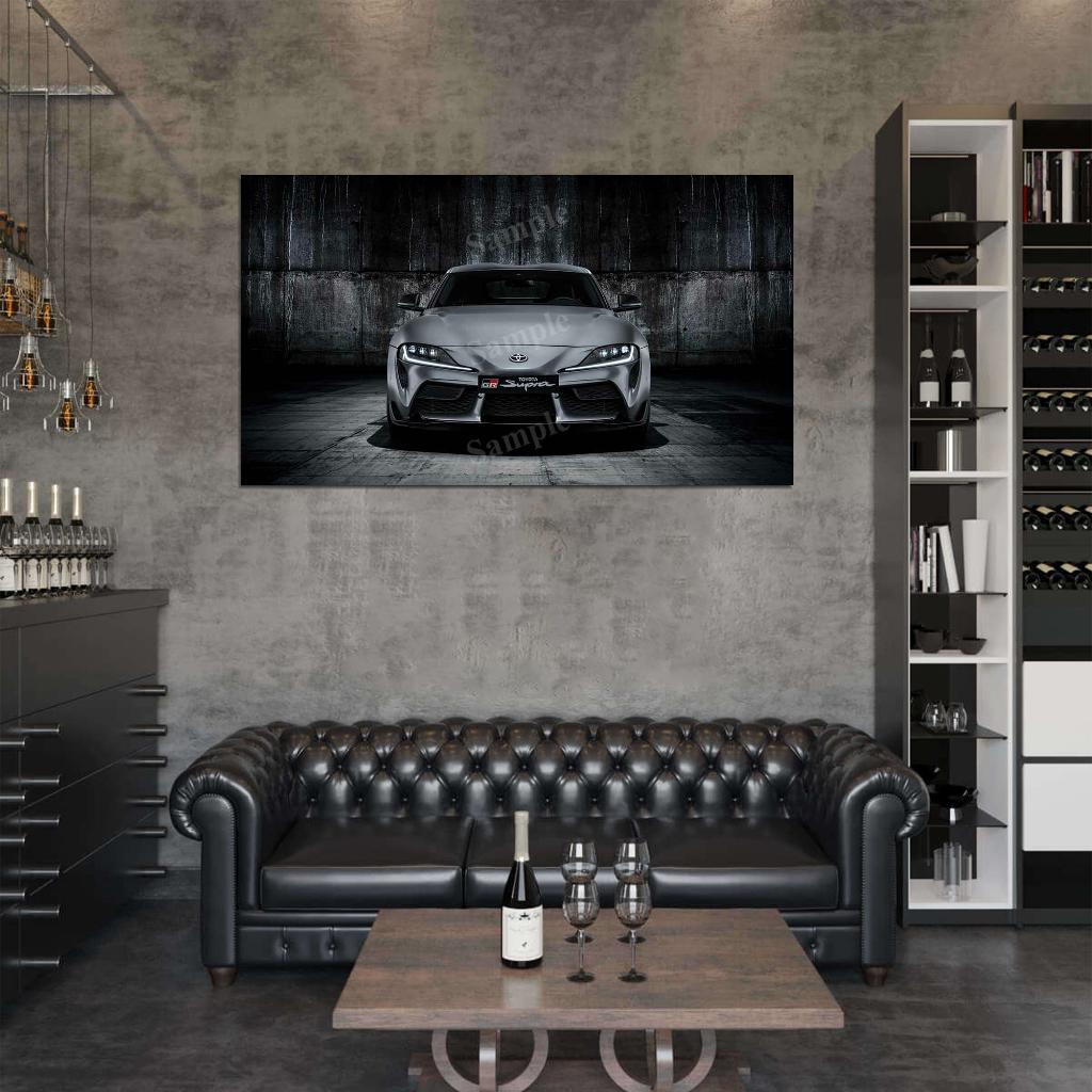 Gr Supra A90 Edition 2019 High Res HD HQ Car Posters Home Decor Aesthetic Garage Man Cave For Men Boys Wall Art Poster