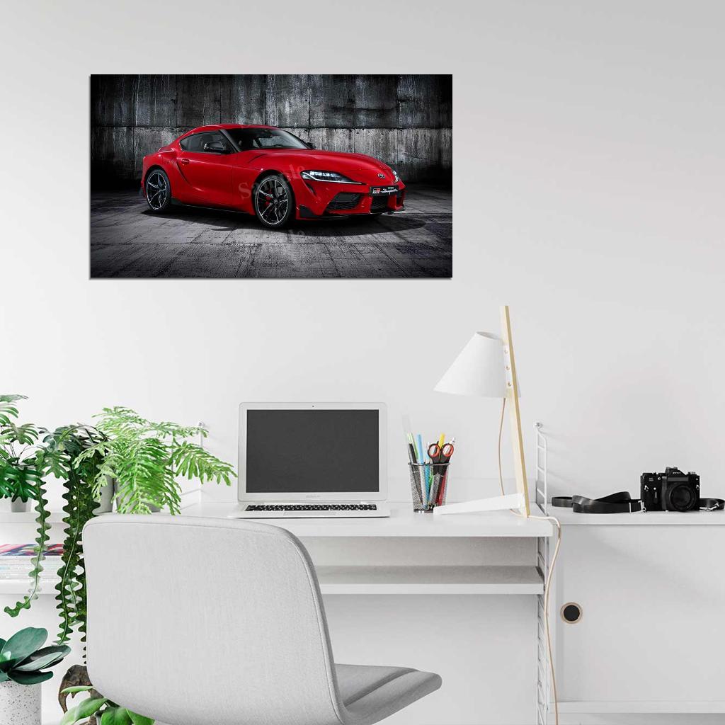 Gr Supra 2019 High Res HD HQ Car Posters Home Decor Aesthetic Garage Man Cave For Men Boys Wall Art Poster