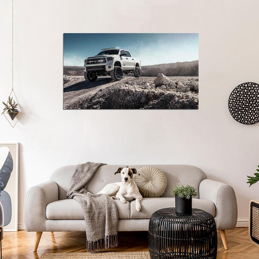 Tundra 2019 Off Roading High Res HD HQ Car Posters Home Decor Aesthetic Garage Man Cave For Men Boys Wall Art Poster