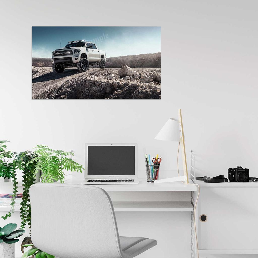 Tundra 2019 Off Roading High Res HD HQ Car Posters Home Decor Aesthetic Garage Man Cave For Men Boys Wall Art Poster