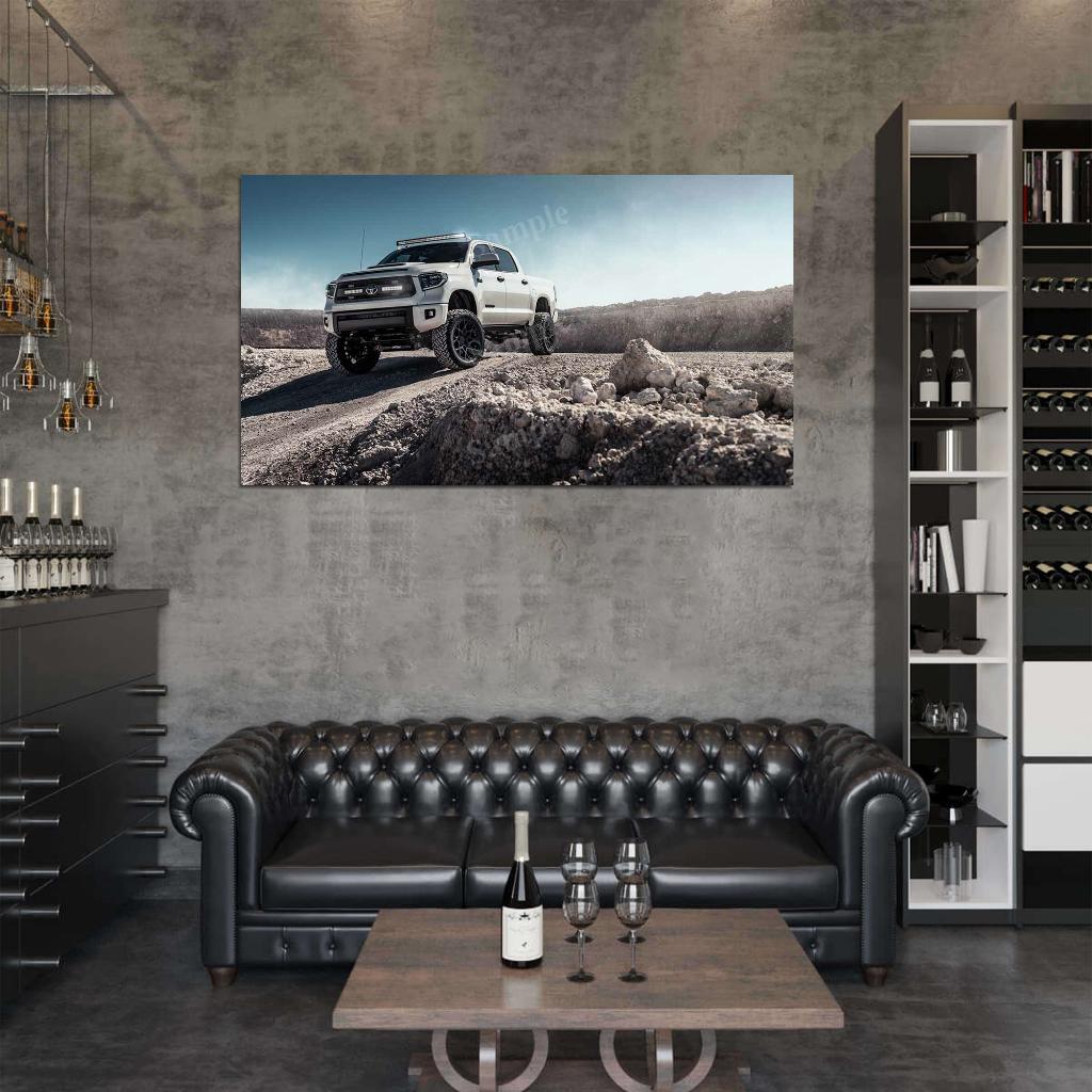 Tundra 2019 Off Roading High Res HD HQ Car Posters Home Decor Aesthetic Garage Man Cave For Men Boys Wall Art Poster