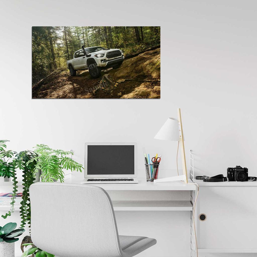 Tacoma Trd Pro Double Cap 2020 High Res HD HQ Car Posters Home Decor Aesthetic Garage Man Cave For Men Boys Wall Art Poster