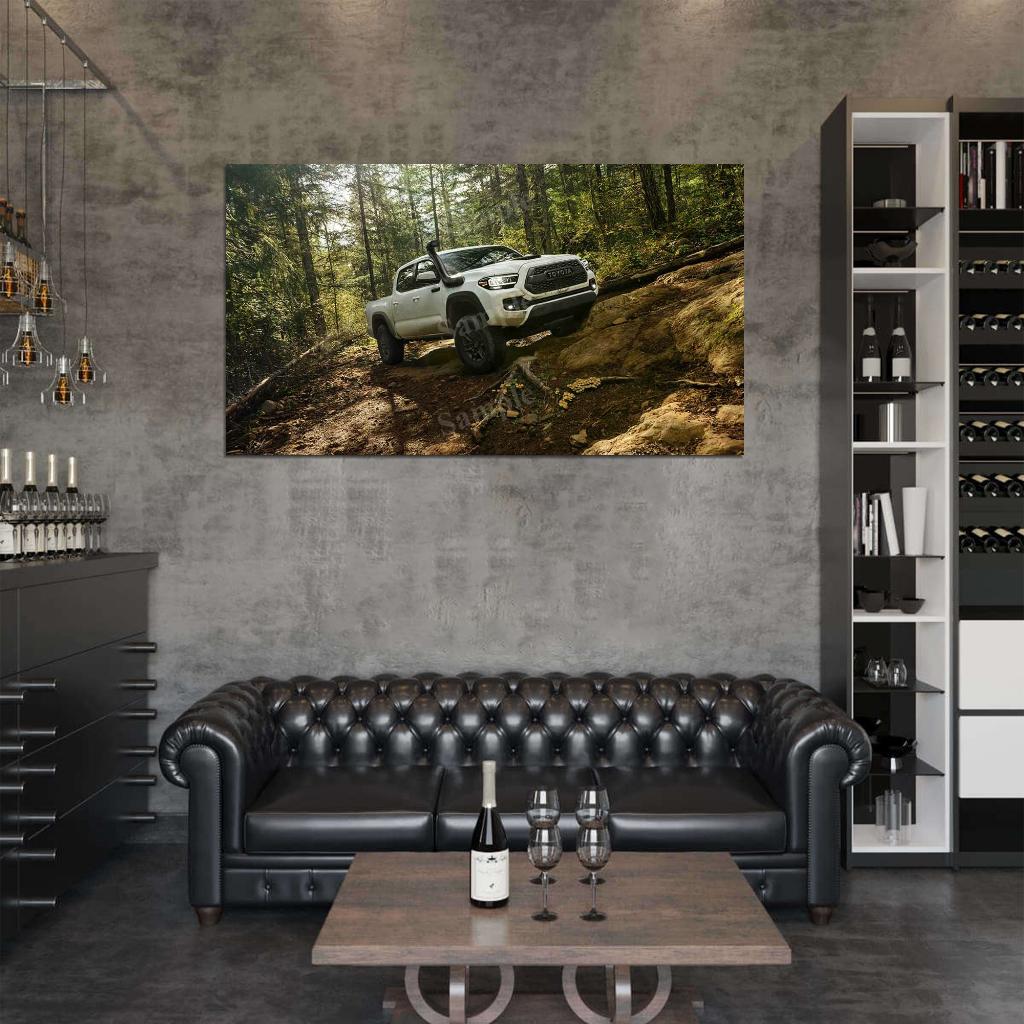 Tacoma Trd Pro Double Cap 2020 High Res HD HQ Car Posters Home Decor Aesthetic Garage Man Cave For Men Boys Wall Art Poster