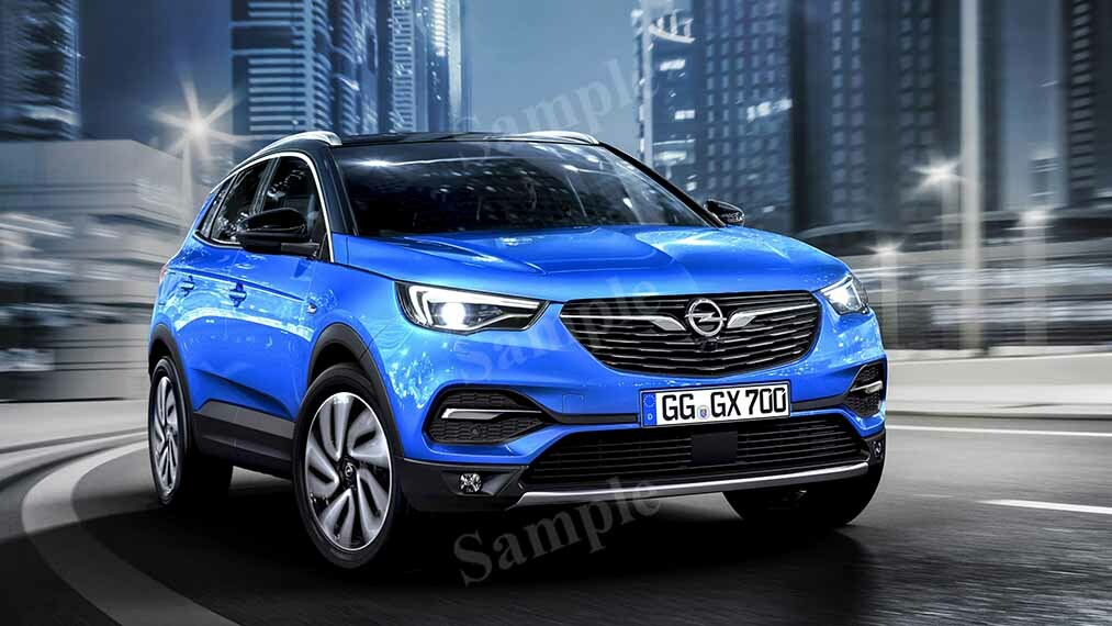 Grandland X 2017 High Res HD HQ Car Posters Home Decor Aesthetic Garage Man Cave For Men Boys Wall Art Poster
