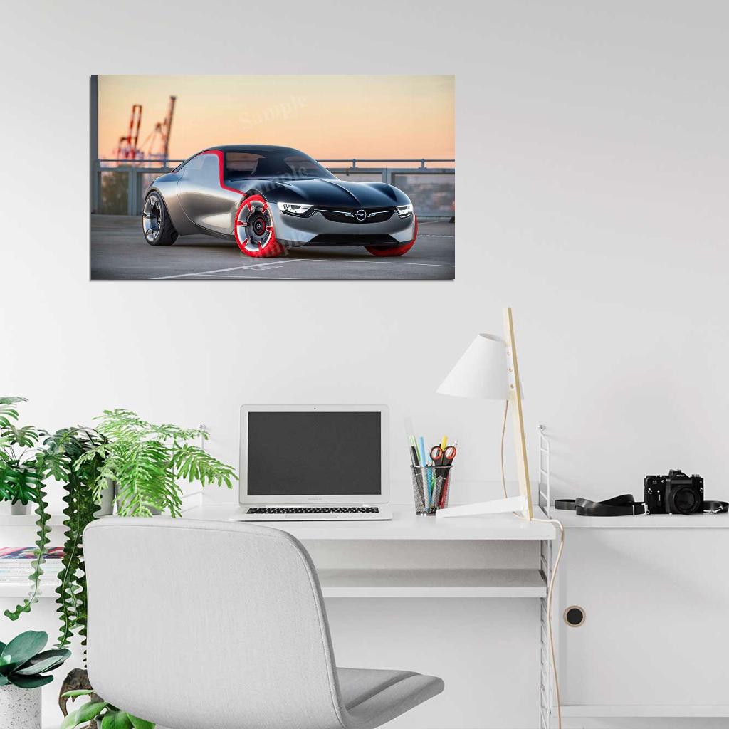 Gt Concept 2016 High Res HD HQ Car Posters Home Decor Aesthetic Garage Man Cave For Men Boys Wall Art Poster