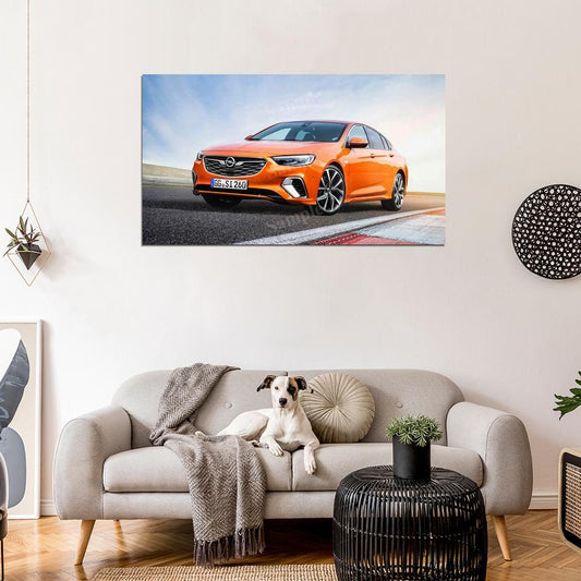 Insignia Gsi 2017 High Res HD HQ Car Posters Home Decor Aesthetic Garage Man Cave For Men Boys Wall Art Poster