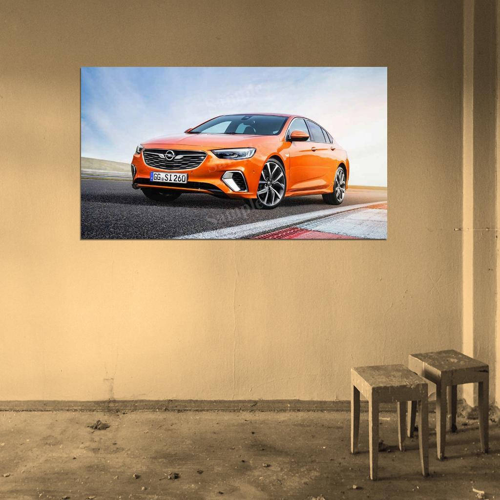 Insignia Gsi 2017 High Res HD HQ Car Posters Home Decor Aesthetic Garage Man Cave For Men Boys Wall Art Poster
