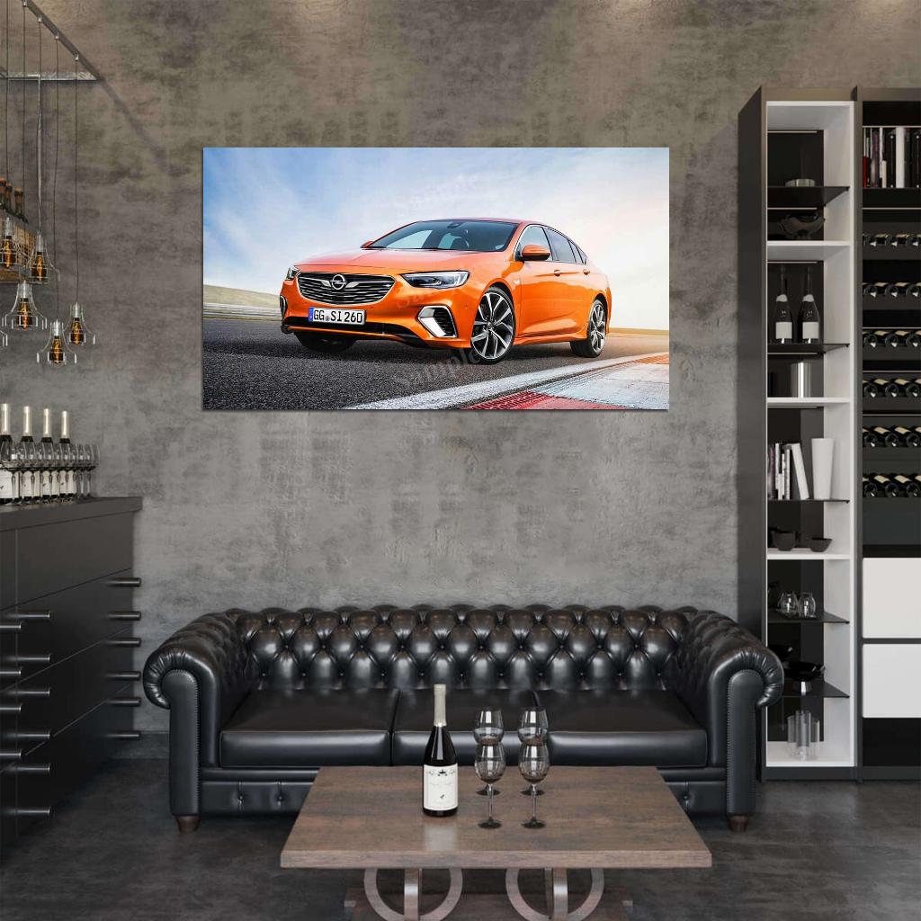 Insignia Gsi 2017 High Res HD HQ Car Posters Home Decor Aesthetic Garage Man Cave For Men Boys Wall Art Poster