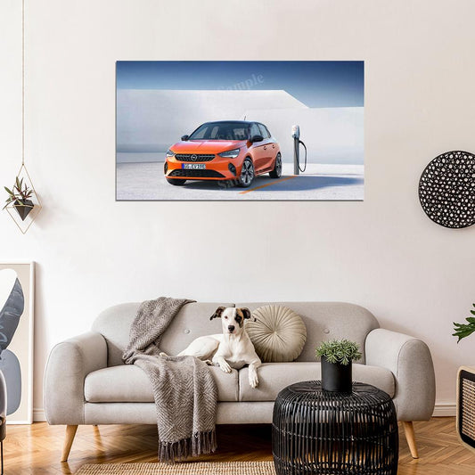 Corsa E 2019 High Res HD HQ Car Posters Home Decor Aesthetic Garage Man Cave For Men Boys Wall Art Poster