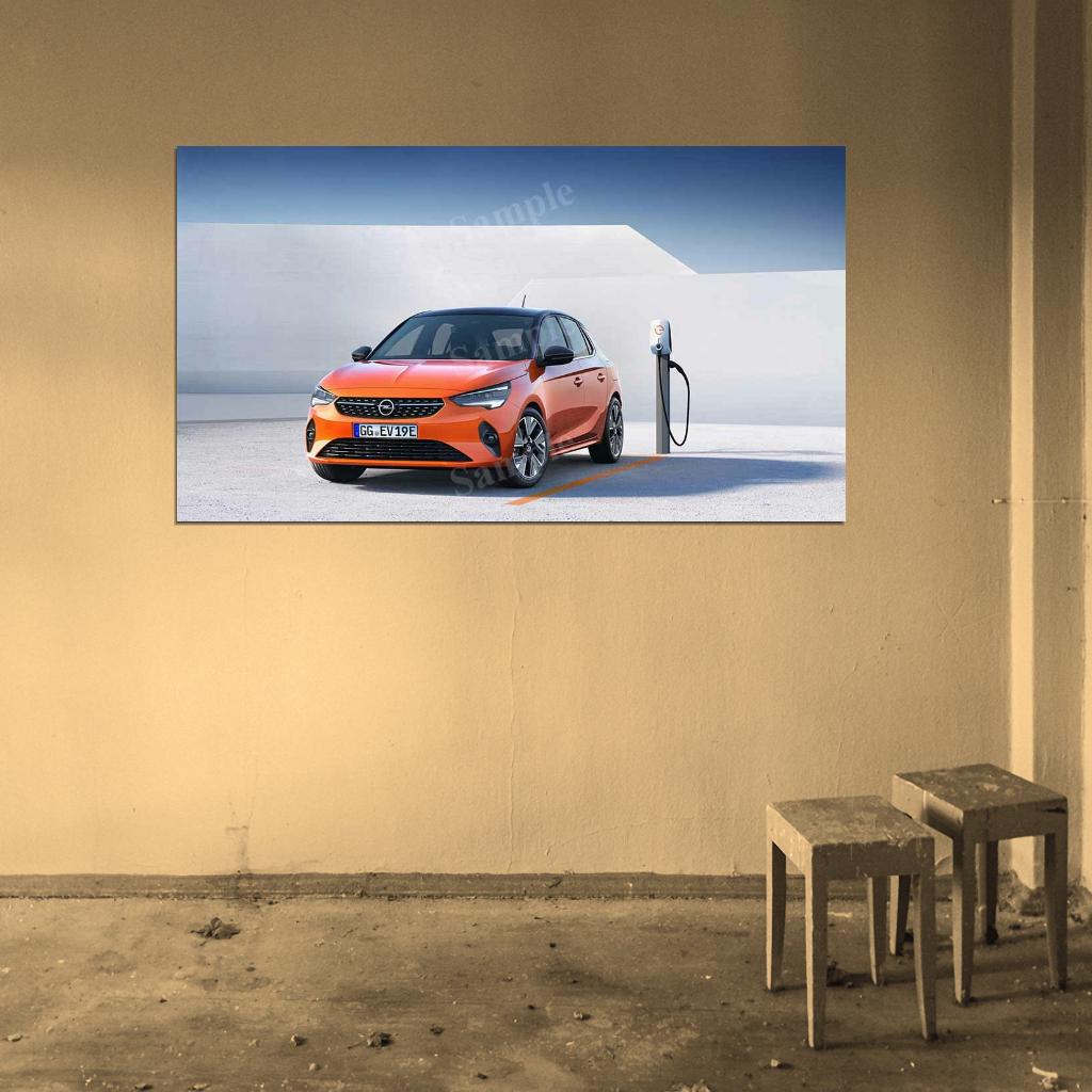 Corsa E 2019 High Res HD HQ Car Posters Home Decor Aesthetic Garage Man Cave For Men Boys Wall Art Poster