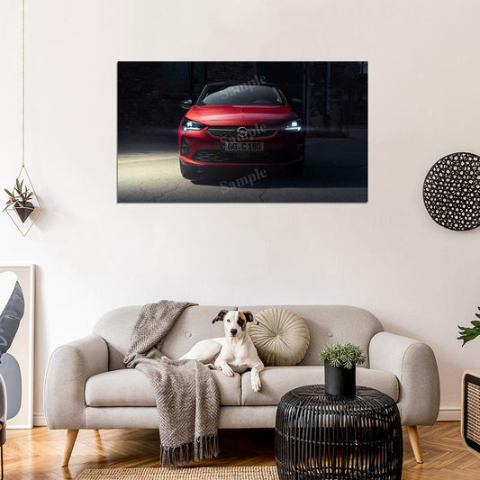 Corsa Gs Line 2019 High Res HD HQ Car Posters Home Decor Aesthetic Garage Man Cave For Men Boys Wall Art Poster
