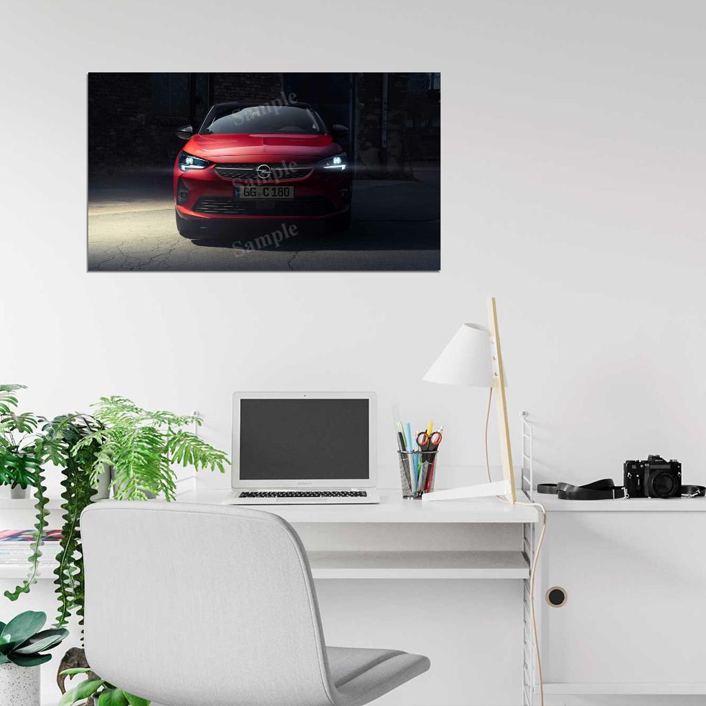 Corsa Gs Line 2019 High Res HD HQ Car Posters Home Decor Aesthetic Garage Man Cave For Men Boys Wall Art Poster