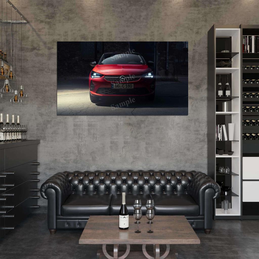 Corsa Gs Line 2019 High Res HD HQ Car Posters Home Decor Aesthetic Garage Man Cave For Men Boys Wall Art Poster