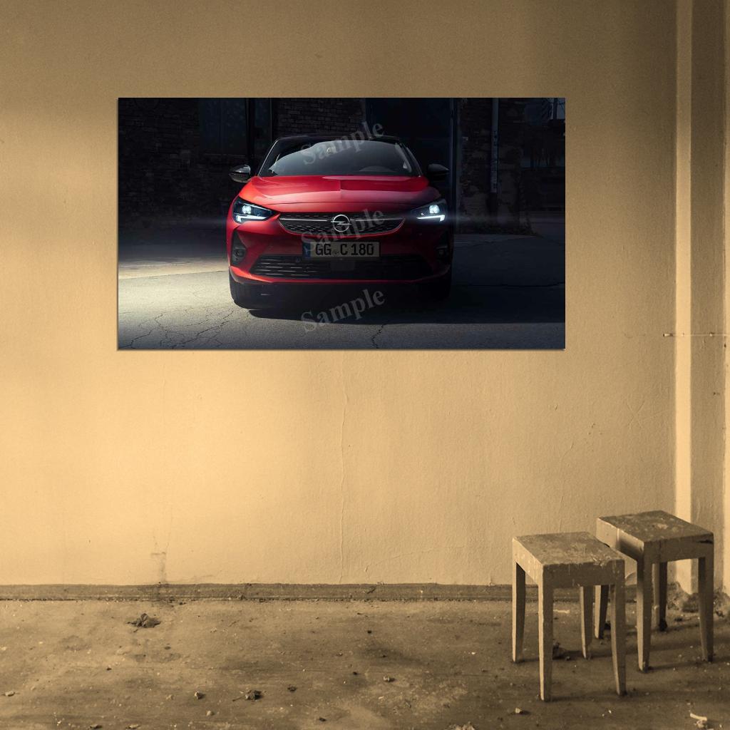 Corsa Gs Line 2019 High Res HD HQ Car Posters Home Decor Aesthetic Garage Man Cave For Men Boys Wall Art Poster