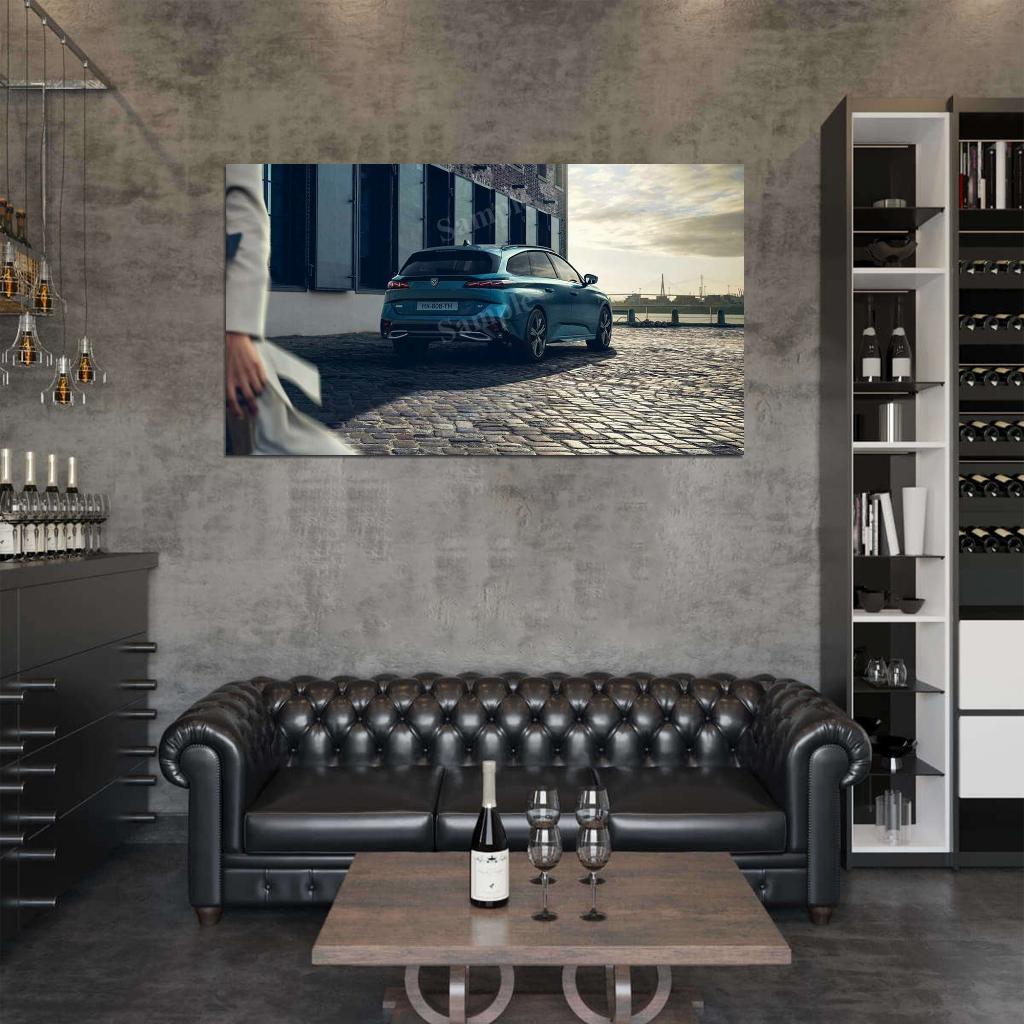 308 Sw Gt 2021 High Res HD HQ Car Posters Home Decor Aesthetic Garage Man Cave For Men Boys Wall Art Poster