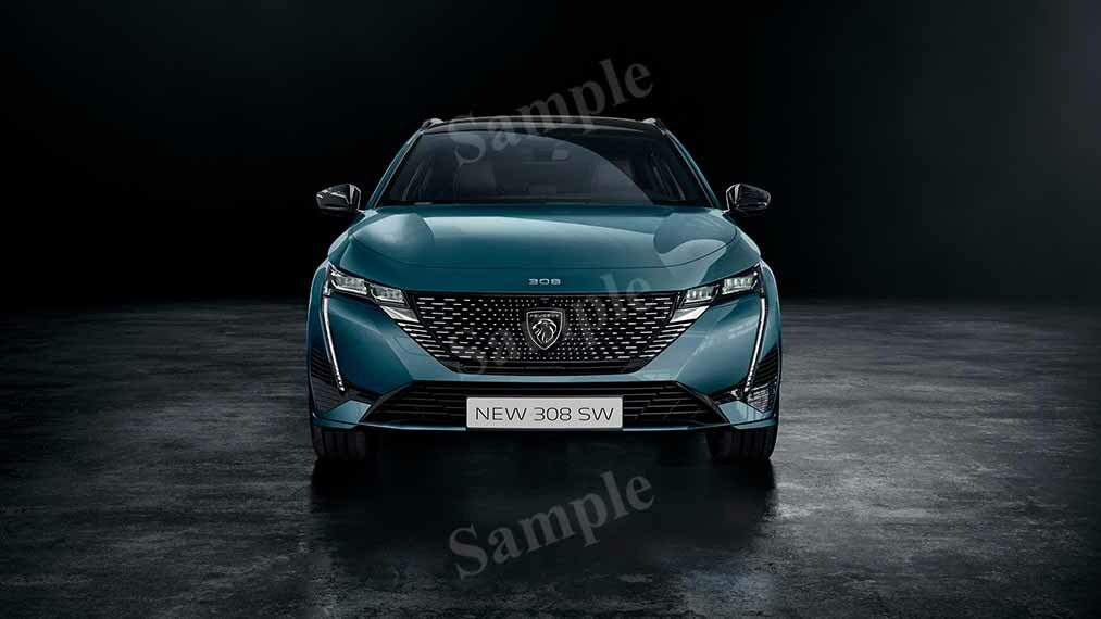 308 Sw Hybrid 2021 High Res HD HQ Car Posters Home Decor Aesthetic Garage Man Cave For Men Boys Wall Art Poster