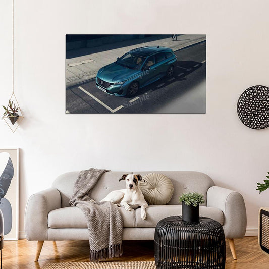 308 Sw Gt 2021 High Res HD HQ Car Posters Home Decor Aesthetic Garage Man Cave For Men Boys Wall Art Poster
