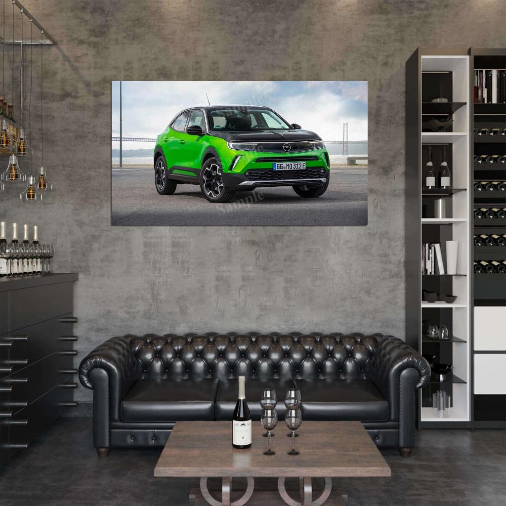 Mokka E 2020 High Res HD HQ Car Posters Home Decor Aesthetic Garage Man Cave For Men Boys Wall Art Poster