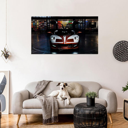 Huayra Lampo 2018 High Res HD HQ Car Posters Home Decor Aesthetic Garage Man Cave For Men Boys Wall Art Poster