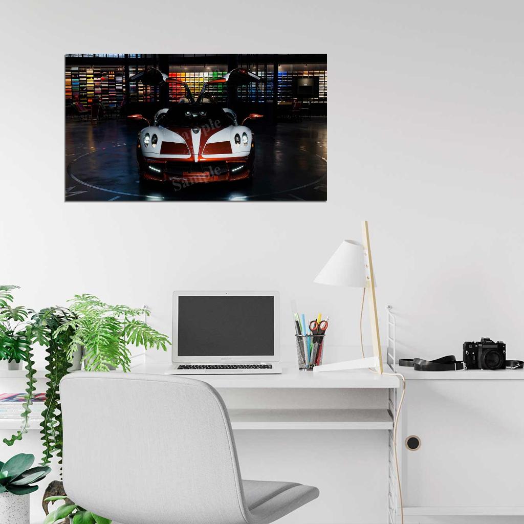 Huayra Lampo 2018 High Res HD HQ Car Posters Home Decor Aesthetic Garage Man Cave For Men Boys Wall Art Poster