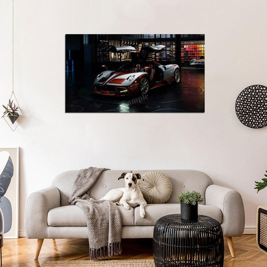 Huayra Lampo 2018 High Res HD HQ Car Posters Home Decor Aesthetic Garage Man Cave For Men Boys Wall Art Poster