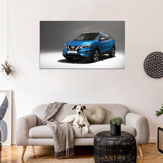Qashqai Suv 2018 High Res HD HQ Car Posters Home Decor Aesthetic Garage Man Cave For Men Boys Wall Art Poster