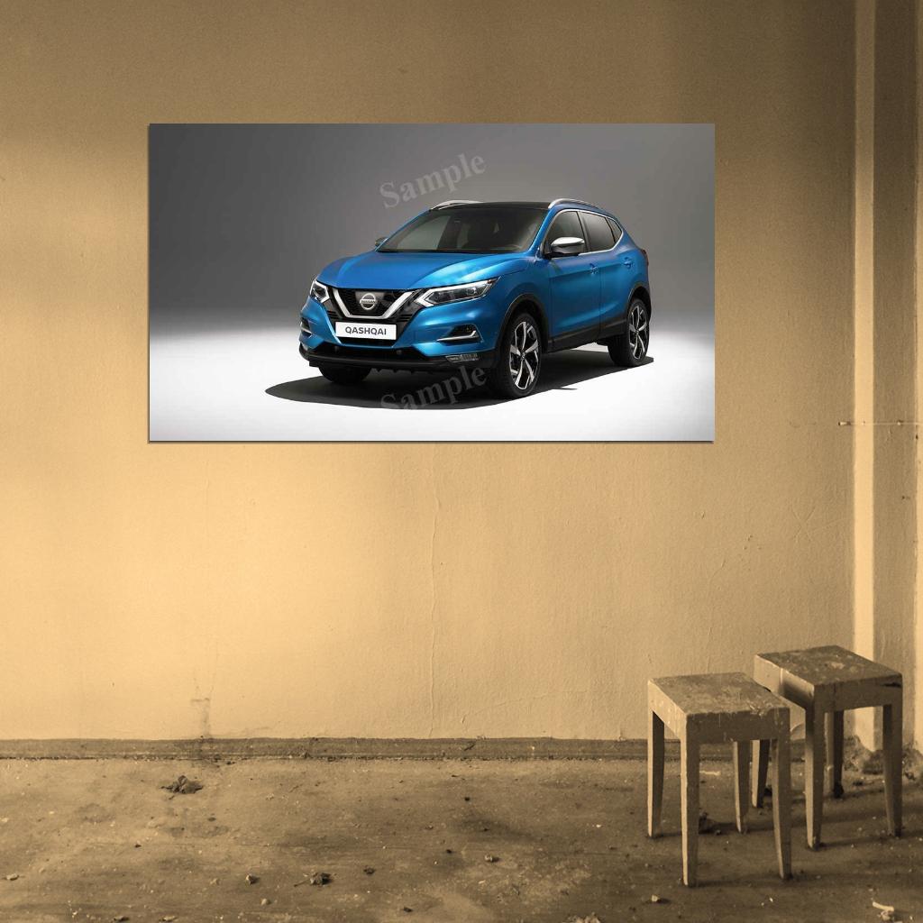 Qashqai Suv 2018 High Res HD HQ Car Posters Home Decor Aesthetic Garage Man Cave For Men Boys Wall Art Poster