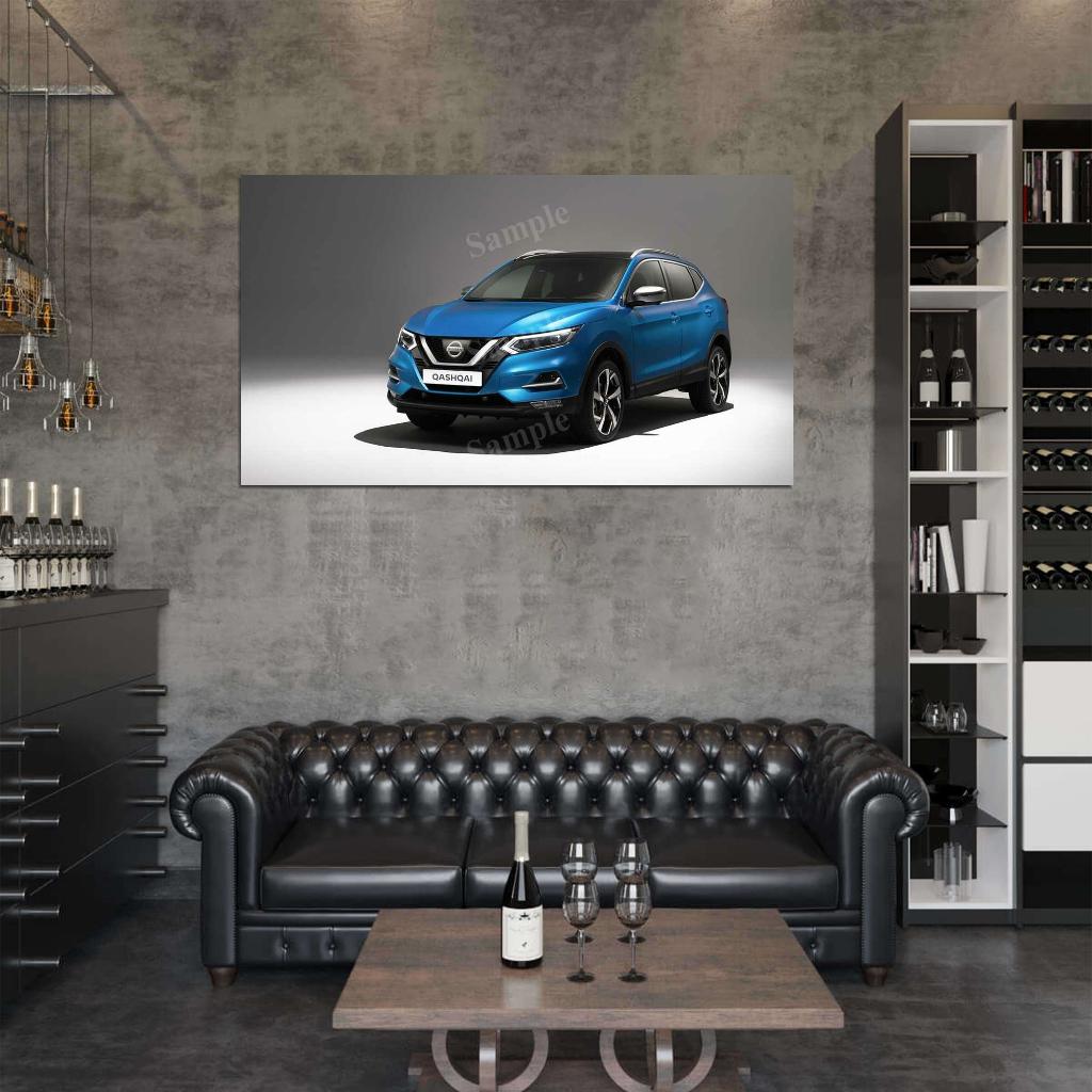 Qashqai Suv 2018 High Res HD HQ Car Posters Home Decor Aesthetic Garage Man Cave For Men Boys Wall Art Poster