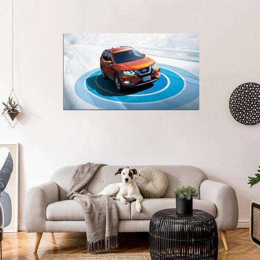 X Trail Hybrid 2017 High Res HD HQ Car Posters Home Decor Aesthetic Garage Man Cave For Men Boys Wall Art Poster