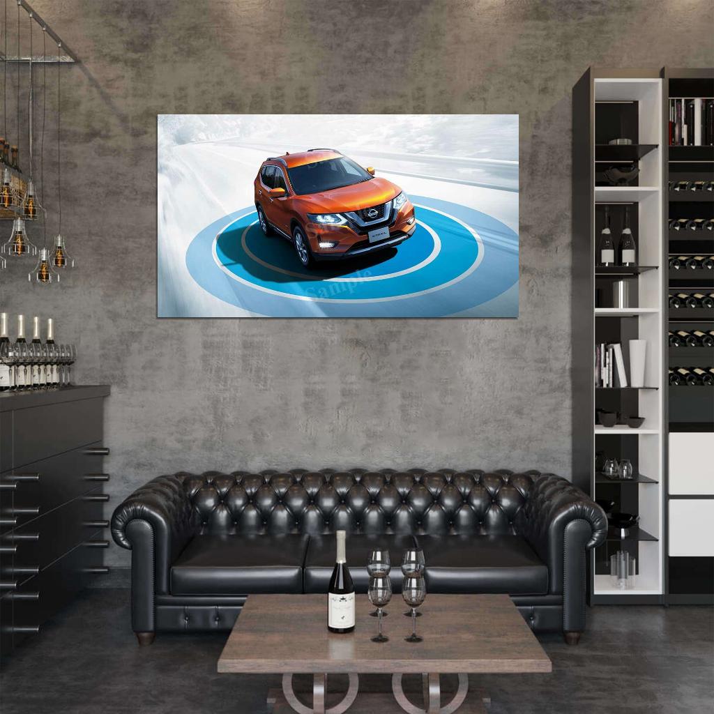 X Trail Hybrid 2017 High Res HD HQ Car Posters Home Decor Aesthetic Garage Man Cave For Men Boys Wall Art Poster